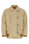 Fay Regular Fit Jacket With 4 Hooks In Beige