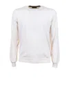 Fay Beige Crewneck Sweater In Neutral