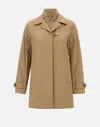 Fay Beige Double Face Cotton Morning Coat