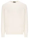 FAY BEIGE IN COTTON SHAVED KNIT JUMPER