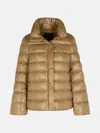 Fay Beige Polyamide Down Jacket In Beige
