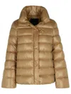 Fay Feather Cape With Hook In Beige