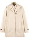 Fay Tailored Beige Jacket With Notched Collar In Beige