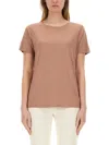 Fay Short Sleeve Crew Neck Polo Shirt Design In Beige