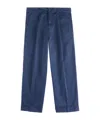 Fay Belt-loop Casual Pants In Blue