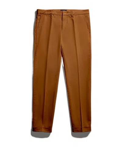 Fay Belt-loop Casual Pants In Brown