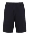 Fay Belt-loop Shorts In Black