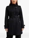 Fay Belted Coat In Black