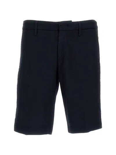 Fay Belt-loop Shorts In Black
