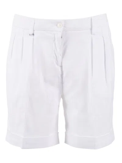 Fay Bermuda Chino T.tocapo 3 Pinces In White