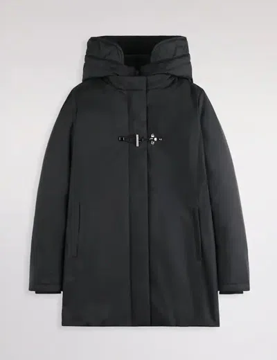 Fay Technical Toggle Coat In Black