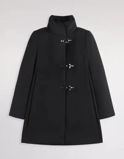 Fay Romantic Coat In Black