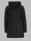 Fay Toggle Front Short Coat In Black