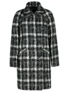Fay Black Cotton Blend Coat Woman In Black