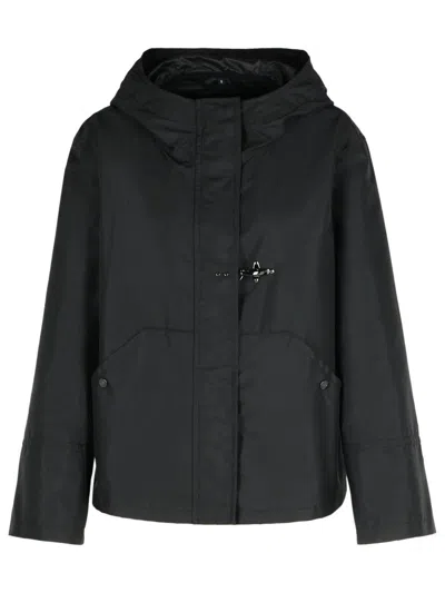 FAY BLACK POLYAMIDE JACKET
