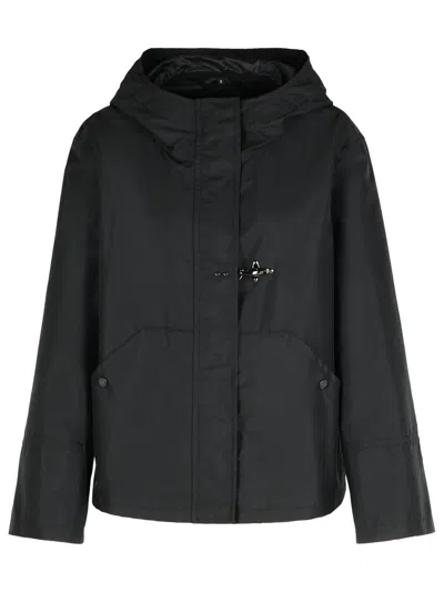 FAY FAY BLACK POLYAMIDE JACKET WOMEN
