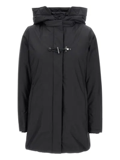 FAY BLACK TOGGLE PARKA