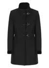 Fay Virginia 3 Hooks Coat In Black