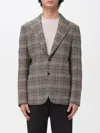 Fay Blazer  Men Color Brown In Gray