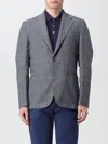 Fay Blazer  Men Color Charcoal In Charcoal