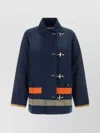 Fay Block Design Twill Jacket With Front Pockets