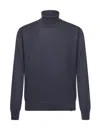 Fay Wool Turtleneck In Blue
