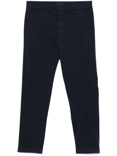 FAY COTTON BLEND TROUSERS