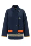 Fay Block Design Twill Jacket With Front Pockets