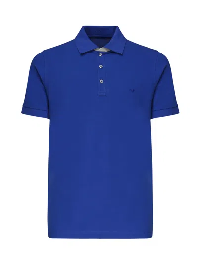 Fay Blue Polo With Logo