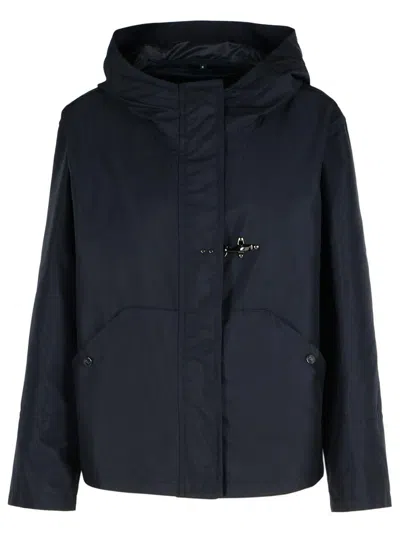 FAY FAY BLUE POLYAMIDE JACKET