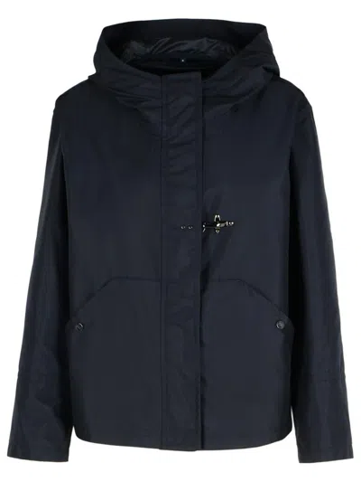 FAY BLUE POLYAMIDE JACKET