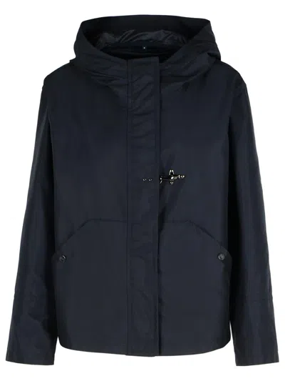 FAY FAY BLUE POLYAMIDE JACKET WOMEN