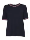 Fay Blue Short-sleeved Shirt In Blue