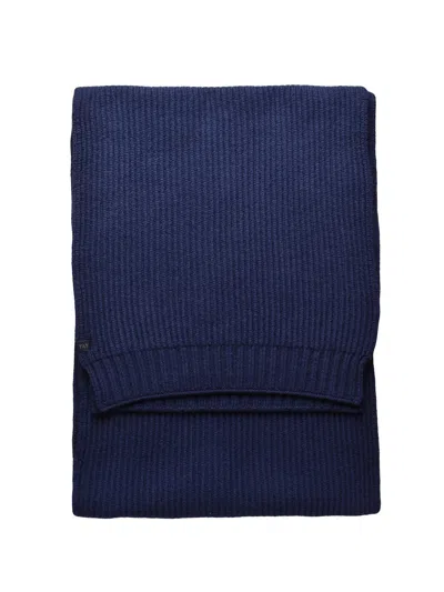 Fay Blue Virgin Wool Scarf