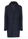 Fay Cappotto Monopetto Easy Db In Blue