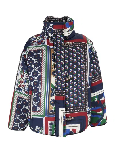 Fay Bomber Imbottito 3 Ganci In Blue