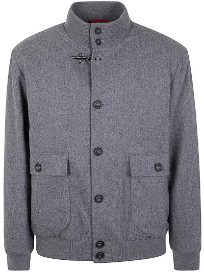 FAY FAY BOMBER JACKET CARDED FLANNEL