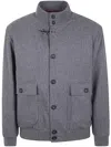 Fay Bomber In Lana In Dark Smoke