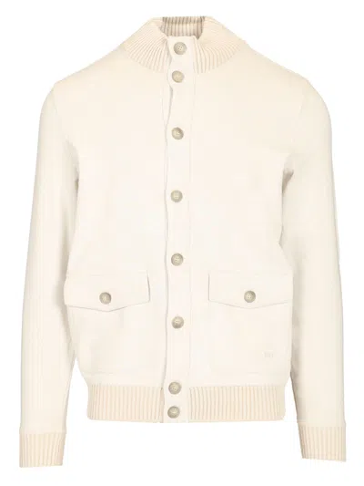 FAY BOMBER JACKET JACKETS BEIGE