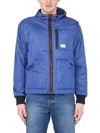 Fay Men Bomber Jacket With Logo In Multi