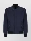 Fay Bomber Style Hooded Short Jackets In Blue