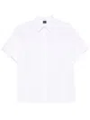 Fay Shirt With Short Raglan Sleeves In White