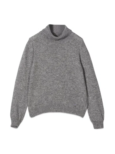 Fay Boys' Classic Turtleneck Sweater - Mini Fit In Grey