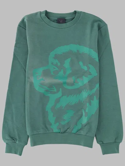 Fay Boys' Cotton Sweatshirt In Green