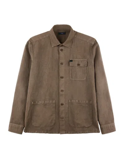 FAY BROWN RELAXED-FIT FAY JACKET