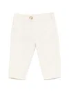 Fay Button Chinos In White
