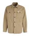 Fay Button-down Long-sleeve Shirt In Nude