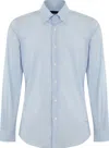 Fay Button Down Shirt In Blue