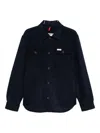Fay Button-fastening Flap-pocket Shirt Jacket In Blue