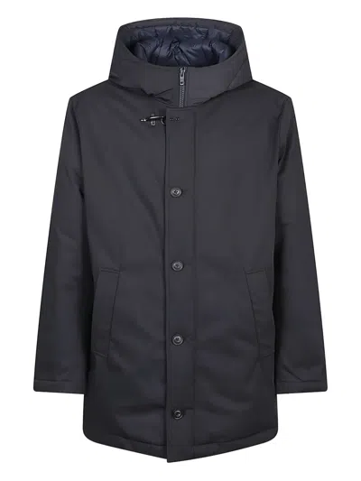 FAY BUTTON HOODED JACKET